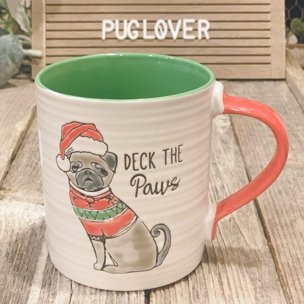 Pug Mug { DECK THE PAWS }